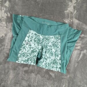 Under Armour Women's M HeatGear Ankle Leggings Seaglass Green 1320380